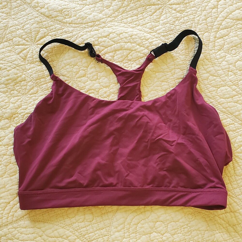 MeUndies Breathe Racerback Jog Bra, Size L